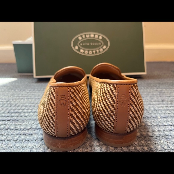 Stubbs and Wootton Straw Slipper - Picture 2 of 10